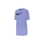 Nike Sportswear Swoosh &Uuml;hev&auml;rviline &Uuml;mmarguse Kaelusega Spordikleit L&uuml;hikeste Varrukatega Naiste Kleidid Sinine CJ3830-569 M