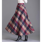 Villane s&uuml;gisene seelik, K&otilde;ikidele riietele sobiv, Kvaliteetne seelik, &Otilde;huke, Keskmise pikkusega, Suur seelik XXXL punane