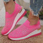 Suvised valged tossud Naiste Vulkaniseeritud jalan&otilde;ud Moodsad tossud Naiste Lamedad sokid Jalatsid Naistele Bling Zapatos De Mujer 37 must