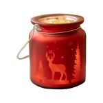 J&otilde;uluklaasist tass P&otilde;dra j&otilde;ulupuuhoidik Retro ornament kodupulmadeks Romantiline k&uuml;&uuml;nlavalgel &otilde;htus&ouml;&ouml;k X3UC small punane