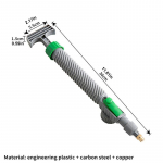 K&otilde;rgsurve&otilde;hupump k&auml;sitsi pihusti reguleeritav joogipudel pihustuspea otsik Aia kastmist&ouml;&ouml;riist pihusti P&otilde;llumajandust&ouml;&ouml;riistad tumehall v&auml;rv