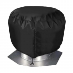 UV-kindel Veekindel Katuse Turbiini Ventilatsiooniava Tolmukate Katuse Ventilatsioon Kaitsekate Maja Katuse Turbiini Kupu Kaitse Oxford must