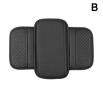 Auto k&auml;ekarp Suurendatav libisemisvastane pad Keskkonsool padi kaitse hoiukott PU nahast kaitsepadi Accesorios Para Auto must
