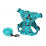 Lemmikloomakoera rakmed Pehme hingav jalutusrihm helkur v&auml;ikestele keskmistele koertele Chihuahua kutsika kaelarihm kassi lemmiklooma koera rinnarihm S j&auml;rve sinine v&auml;rv