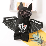 Koerte nahkhiire riided Halloweeni lemmikloomade kost&uuml;&uuml;mid Naljakad lemmikloomade koerte kost&uuml;&uuml;mid Cosplay kost&uuml;&uuml;mid Koomilised r&otilde;ivad lemmikloomade kasside peor&otilde;ivastele S