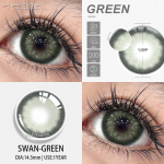 EYESHARE Colored Contact Lenses Fashion Blue Contact Lenses 2PCS Gray Natural Exquisite Lenses Brown Contact Lenses Gray Lenses