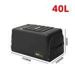 Auto pakiruumi hoiukorraldaja kaanega universaalne auto pakiruumi korraldaja 70L hoiukast Oxfordi riidest kokkupandav korraldaja 40L must