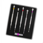 5-osaline minikruvikeerajate komplekt 0,8&ndash;1,6 mm k&auml;ekellade ja ehete parandamiseks Style C