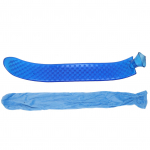 Kuuma veepudel plahvatuskindel veega t&auml;idetud PVC kuumaveekott talvel soojade k&auml;te jalgade jaoks Blue Cloth Bag