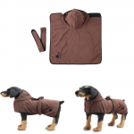 Uus lemmikloomade koerte vannir&auml;tik v&auml;ikesele keskmisele suurele koerale hommikumantlilapp Mikrofiibrist &uuml;liimav lemmikloomade kuivatusr&auml;tik Pehme koerar&auml;tik XS