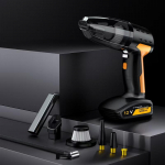 K&auml;eshoitav juhtmeta tolmuimeja laetav &otilde;hukompressor 4-&uuml;hes &otilde;hupuhur tolmuimeja aku rehvipumba rehvir&otilde;hum&otilde;&otilde;tur Wired style kollane