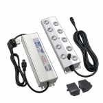 Veekindel 250W/350W/400W l&uuml;litustoiteallika ultrahelipihustiga niisutaja koos 6-, 10- v&otilde;i 12pealise udugeneraatoriga 2 heads 80W