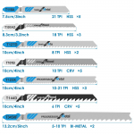 25/40/54 TK Pusle terakomplekt T-kujuline k&auml;epide Hcs/Hss/Bim Sobib puitplasti pehme metalli l&otilde;ikamiseks
