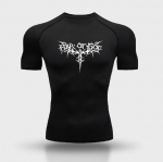 2024 Trendikas meeste j&otilde;usaali treeningu kompressioon s&auml;rk topp hingav moekas tr&uuml;kiga kiiresti kuivav T-s&auml;rk l&uuml;hikeste varrukatega S-3XL S