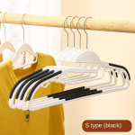 10 tk Must/oranž/hall multifunktsionaalne niiske ja kuiv majapidamisriide, sobib riiete riputamiseks Magamistoa riidekapp libisemisvastane