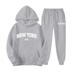 Naiste kapuutsiga spordidress, Unisex, kaheosalised jooksuriided, pikkade varrukatega pulloverid, pusad ja dressip&uuml;ksid. XL