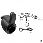 EV laadija hoidik seinakinnitusega laadimiskaabli korraldaja autolaadija hoidja t&uuml;&uuml;p 1/t&uuml;&uuml;p 2 kaabli pistikupesa laadimiskaabli hoidik