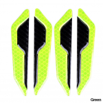 4 tk auto maasturi kere uksele peegeldav ohutushoiatus kokkup&otilde;rkevastane s&uuml;sinikkiust kleebiskaitse autotarvikud autokleebised punane