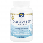 Nordic Naturals, Omega3 Pet, koertele, 90 pehmet geeli