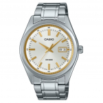 Casio Standardne analoog roostevabast terasest h&otilde;bedane sihverplaadiga kvartsist MTP-B180D-7AV meeste k&auml;ekell h&otilde;be