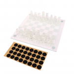 1 komplekt k&auml;sit&ouml;&ouml;klaasist malekomplekt akr&uuml;&uuml;list malelaua purunemisvastane malem&auml;ng