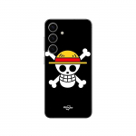 Coque Samsung Galaxy S24 FE Drapeau One Piece Pirate Rap et Chapeau de Paille Maniacase