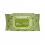 TONYMOLY The Chok Chok Green Tea No-Wash Cleansing Wipes 100 Sheets, 1