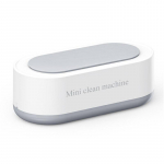 Ultraheli prillide puhastusr&otilde;ngas kella ehete puhastamiseks k&otilde;rgsagedusliku vibratsiooniga pesupesemisvahendi pesuvahend battery valge