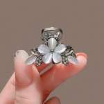 Naiste juukseklambrid V&auml;ike krabi klamber Metallist hobusesaba klambrid Magusad Armsad S&auml;delevad Lilled K&uuml;lgjuukseklambrid Peakatted