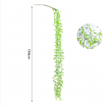 104cm Rohelised Kunstlehed Taimed Viinapuu Pulmapidu Koduaia Aiakaunistus Rotangist seinaripp vitstest luuderohi 104CM