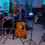 Tripod Speaker Stand Heavy Duty Easy to Carry 35mm Compatibility Anti Slip Adjustable Height