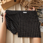 Meeste ruudulised puuvillased bokserid: Mugav, lai ja hingav aluspesu 2XL (recommended 135-155 jin)