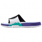 Air Jordan Hydro 5 Retro Sandaalid Viinamari 2025 Meeste Tossud Valge Uus-Smaragd Viinamari-J&auml;&auml; 555501-103 40