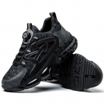 Terasest varba torkevastased turvajalatsid Meeste p&ouml;&ouml;rleva nupuga hingav, libisemiskindel turvis T&ouml;&ouml;tossud Ehituslikud t&ouml;&ouml;saapad 40 must