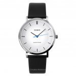 Casio Standard Analoog Nahkrihm Valge T&auml;hikuga Kvarts MTP-VT04L-7E Meeste K&auml;ekell valge