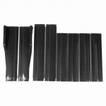 Auto k&uuml;ljespoiler 200 x 11 cm s&uuml;sinikkiust stiilis 4-osaline vasak/parem k&uuml;ljespoiler