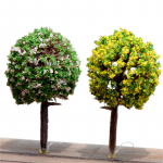 5 tk/partii Simulatsioon Puu Lill V&auml;rviline Pallpuu Mikro Maastiku Kaunistused