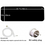 Maandusmati komplekt koos 15-jalase maandusjuhtmega, tervisele m&otilde;eldud maanduspadi Maandusvoodi matt jalamatile, arvutimatt, magamismatt, lemmikloomamatt (10 x 26,7 ) EU Plug