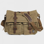 Meeste Retro 17-tollised L&otilde;uendist Messenger-kott - Moodne &Otilde;lakott V&auml;litingimustesse armee roheline v&auml;rv