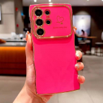 Pehme TPU-kattega &uuml;mbris Samsung Galaxy S25 S24 S23 S22 Ultra Plus S 24 23 FE S 25 armastuse s&uuml;damekujuline kate Samsung S25 Ultra