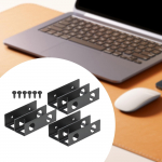 3x under Desk Laptop Mount Support Stand Easy Installation Keyboard Storage Enhanced Stability Metal