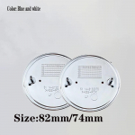82MM 74MM Eesmine kapoti embleem Tagaluugi logo E36 E46 E39 E60 F20 E90 E91 E53 E87 E34 jaoks Autotarvikud 74mm(Blue White)