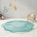 &Uuml;mmargune Ebakorrap&auml;rane Vaip Elutuppa Diivanile Teelauamatt Magamistuppa Lihtne Hooldada Dekoratiivne Matt 40*40cm