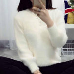 Skinny Style naiste vabaaja pikkade varrukatega kootud pollover avarad džemprid topsid kampsun kudum One size