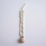 1 tk Beebi Puuvillane Luttikett N&auml;rimislelu/luti jaoks, BPA-vaba Luttikett, V&auml;ikelapse Hammaste L&otilde;ikumise M&auml;nguasi Kukkumisvastane Kett