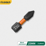 6 tk magnetiline ristkruvikeeraja pea, 25/50/65/70/90/150 mm roostevastased otsikud 1/4 tolli kuuskantotsik elektrilise kruvikeeraja jaoks 25MM