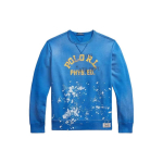 Polo Ralph Lauren SS23 T&auml;hetr&uuml;kiga Vabaaja &Uuml;mmarguse Kaelusega Pikkade Varrukatega Huppar Meeste huppar Sinine 710905373-001 S