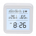 WiFi temperatuuri ja niiskuse detektor Tuya jaoks LCD-ekraaniga APP-juhtimine Termomeeter H&uuml;gromeeter
