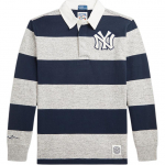 Polo Ralph Lauren T-s&auml;rk FW24 Logoga plaaster Disain Puuvill Laste Topp Tume-sinine CWPOKNIY8021223-410 L