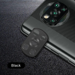 Kaamera objektiivi kaitse Xiaomi Poco X3 NFC Pro metallist r&otilde;nga kate karastatud klaasist Xiaomi Poco X3Pro tagumise objektiivi kaitse&uuml;mbrisele sinine